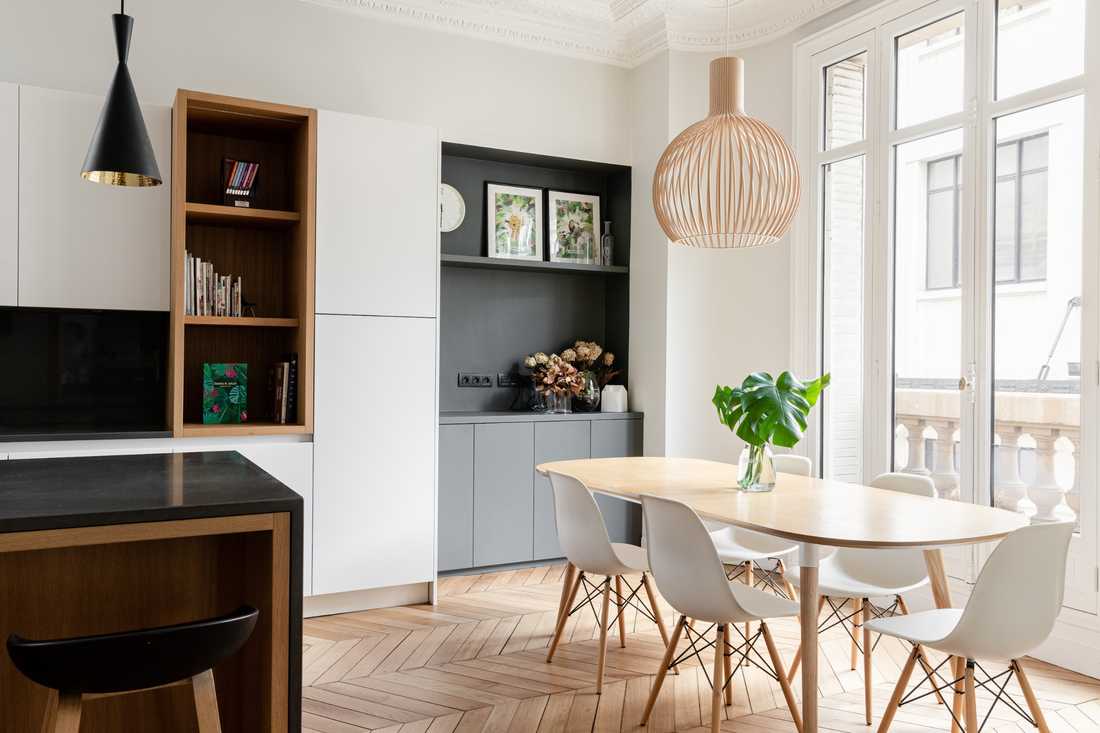 Furnishing of an apartment purchased off-plan by an interior designer in Aix-en-Provence